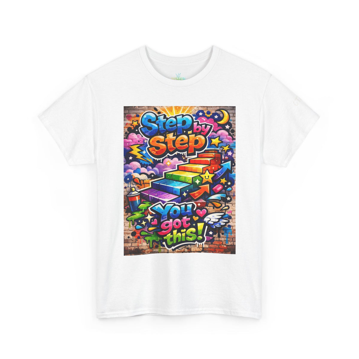 step by step Heavy Cotton Tee