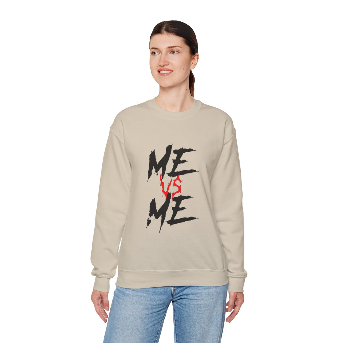 Unisex Me vs Me Heavy Blend Sweatshirt