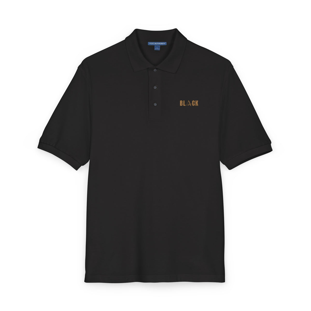 Unisex Black Polo Shirt (Embroidery)