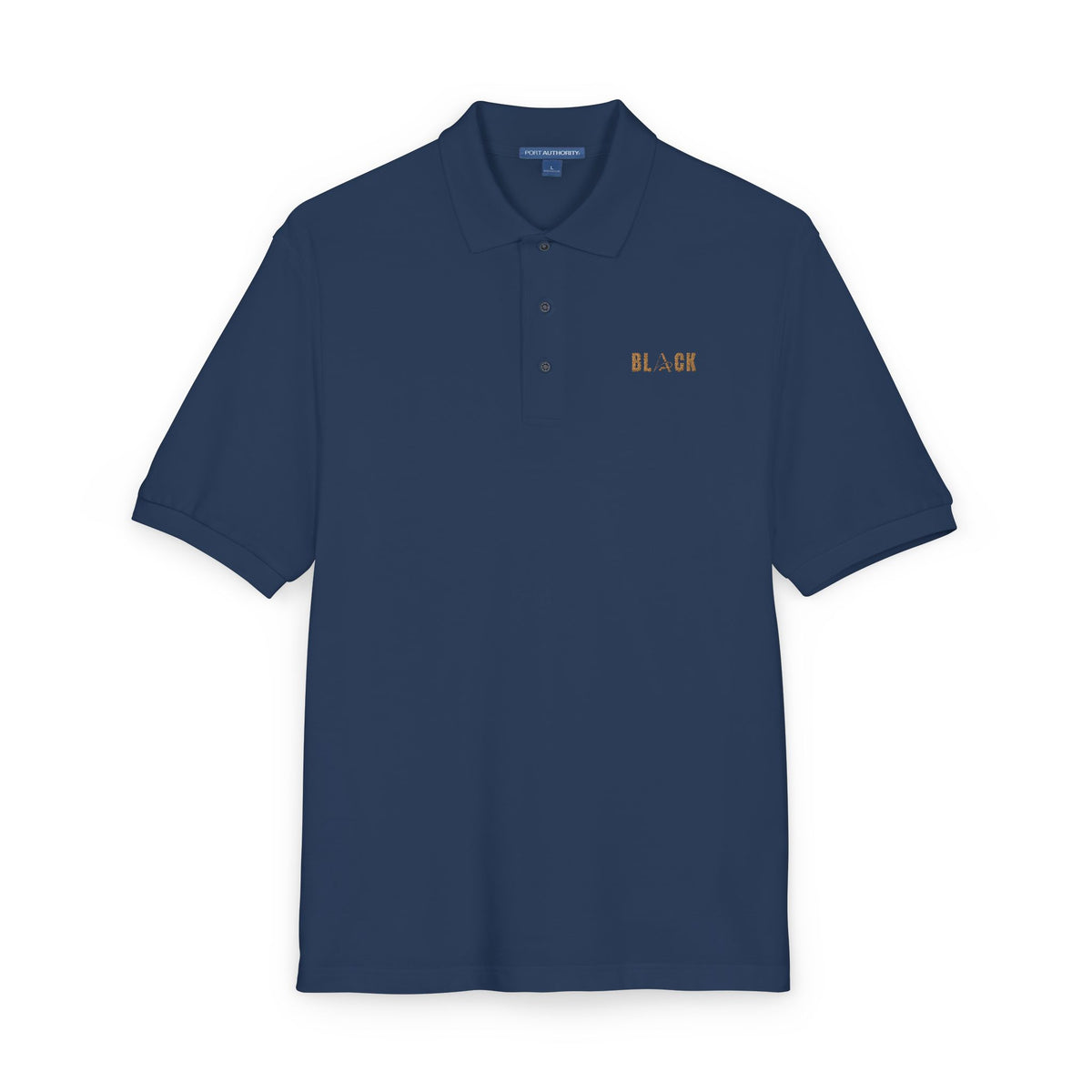 Unisex Black Polo Shirt (Embroidery)