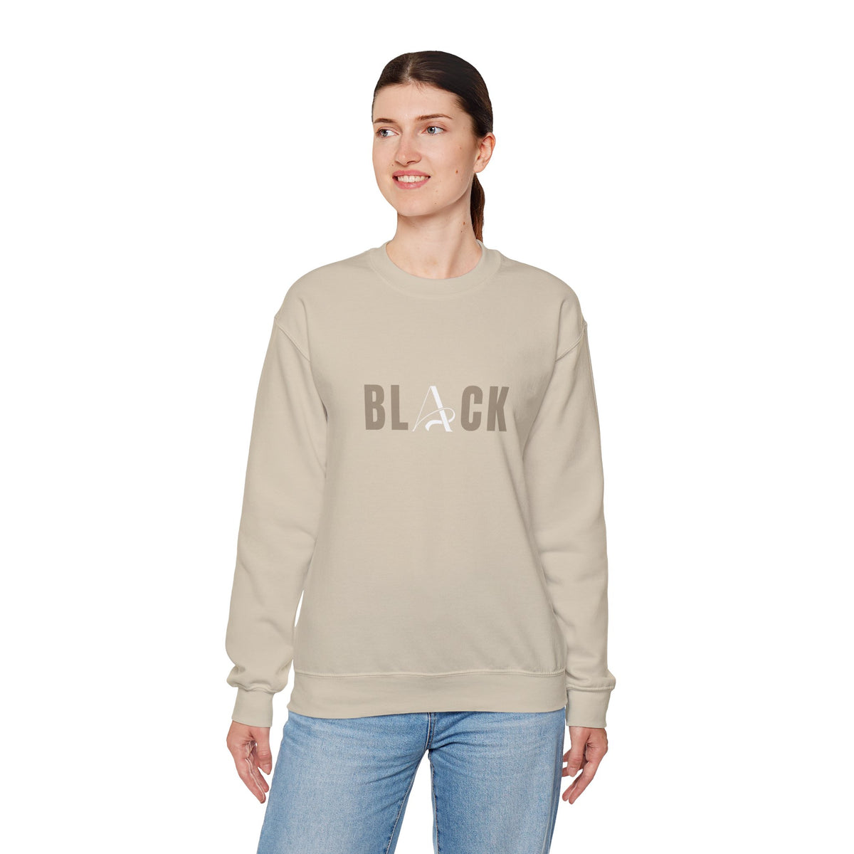 Unisex Black Heavy Blend Sweatshirt
