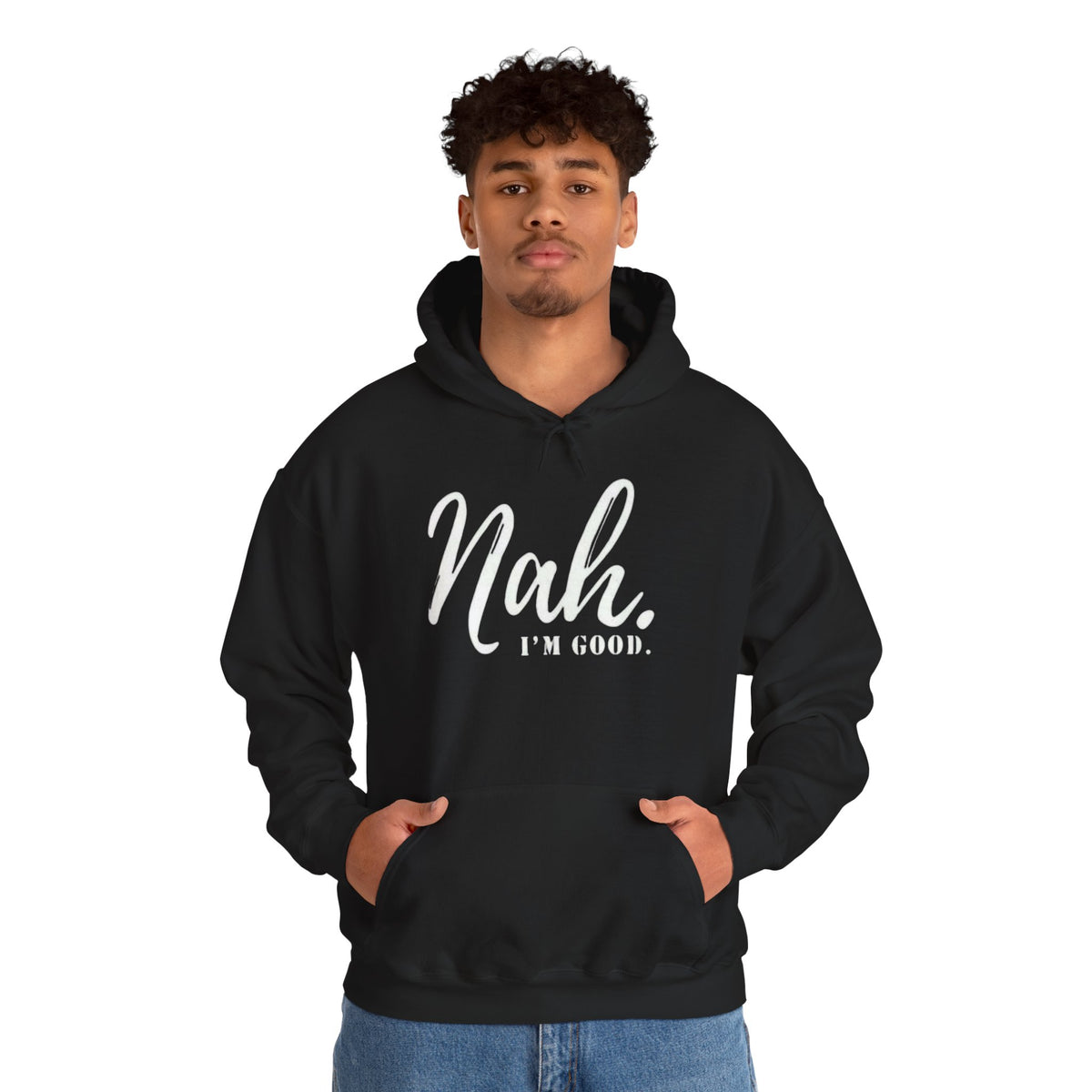 Unisex Nah Hooded Sweatshirt