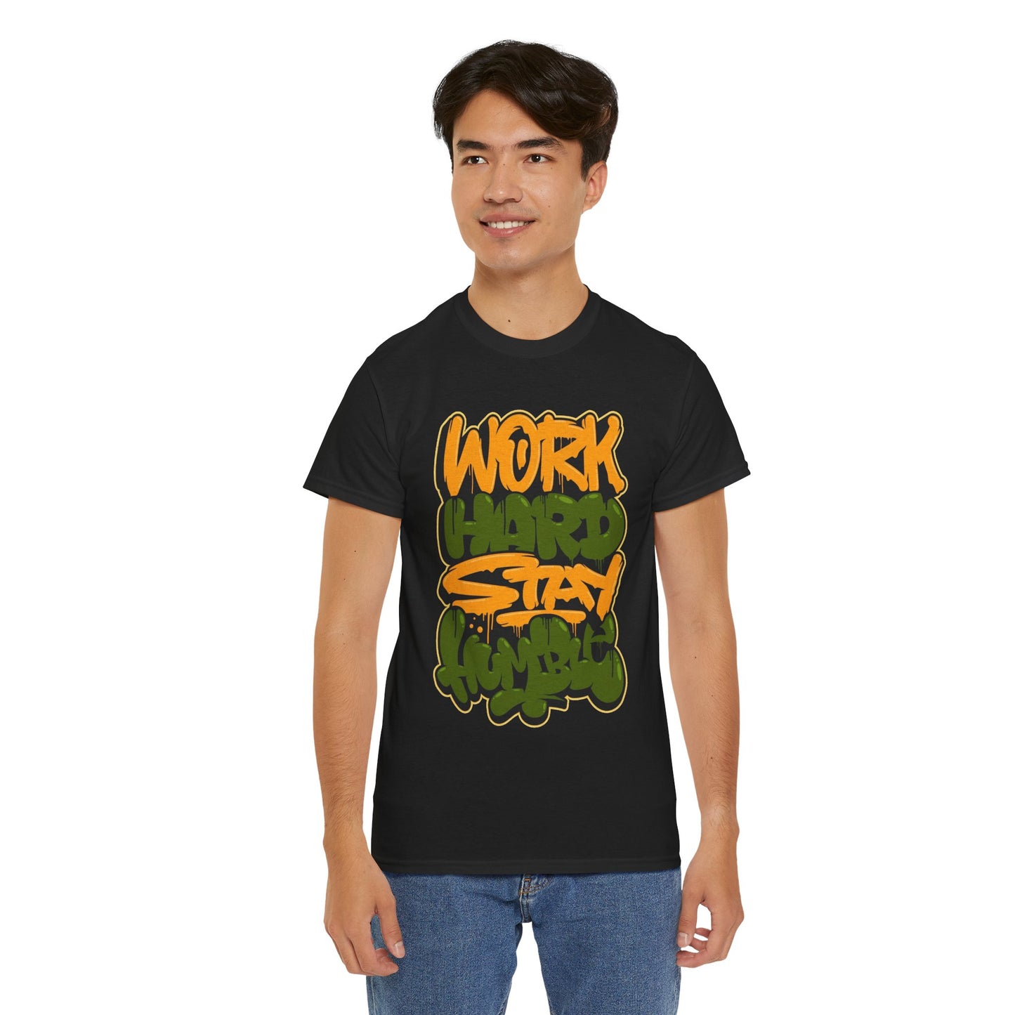 Unisex work hard stay humble Cotton Tee