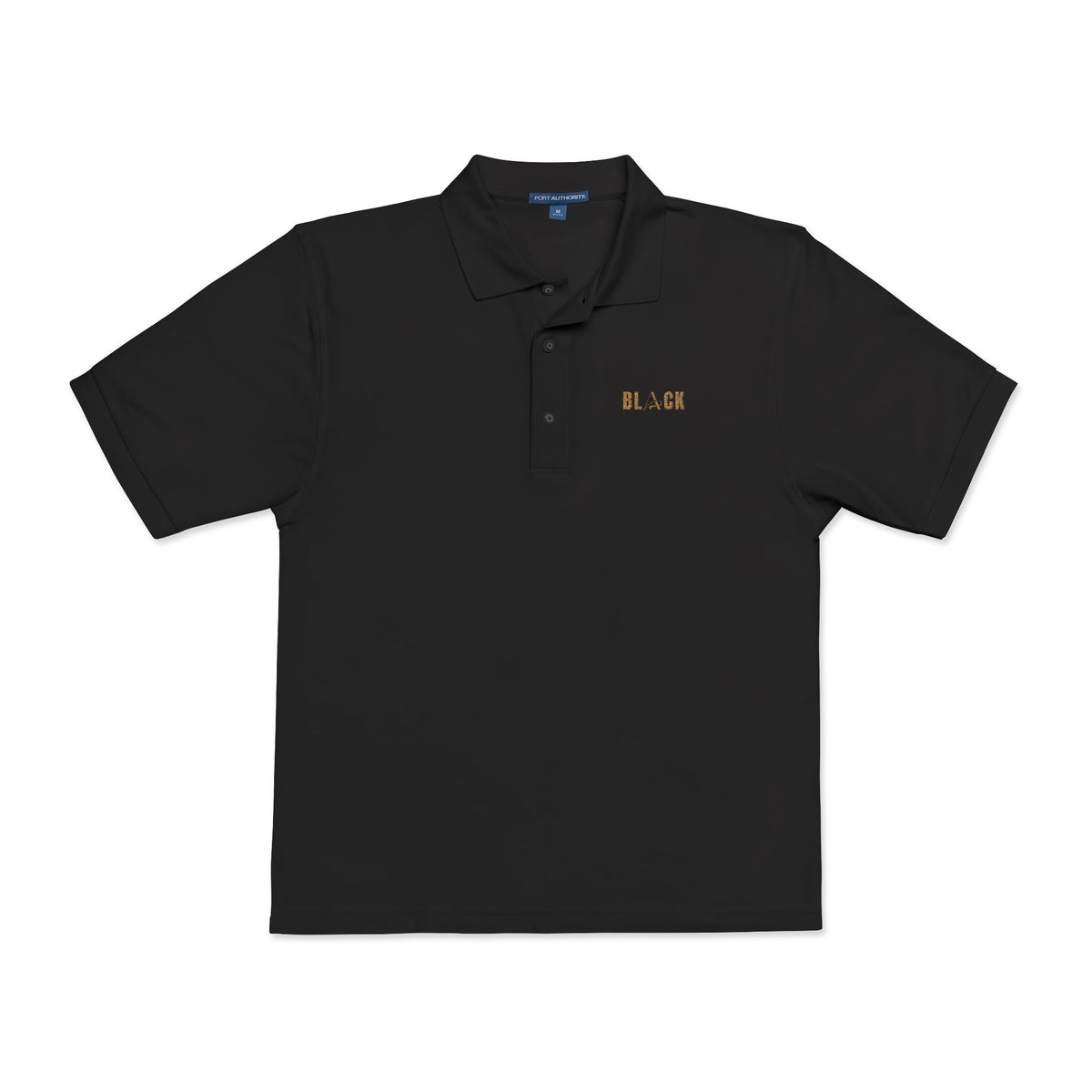 Unisex Black Polo Shirt (Embroidery)