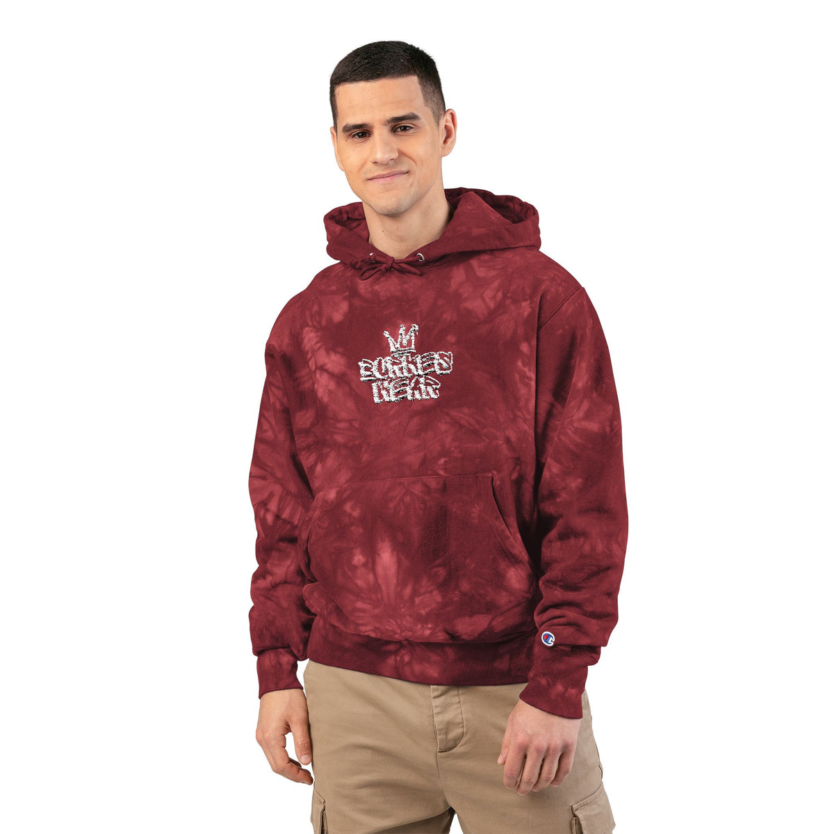Unisex Burkes Tie-Dye Hoodie (Embroidery)