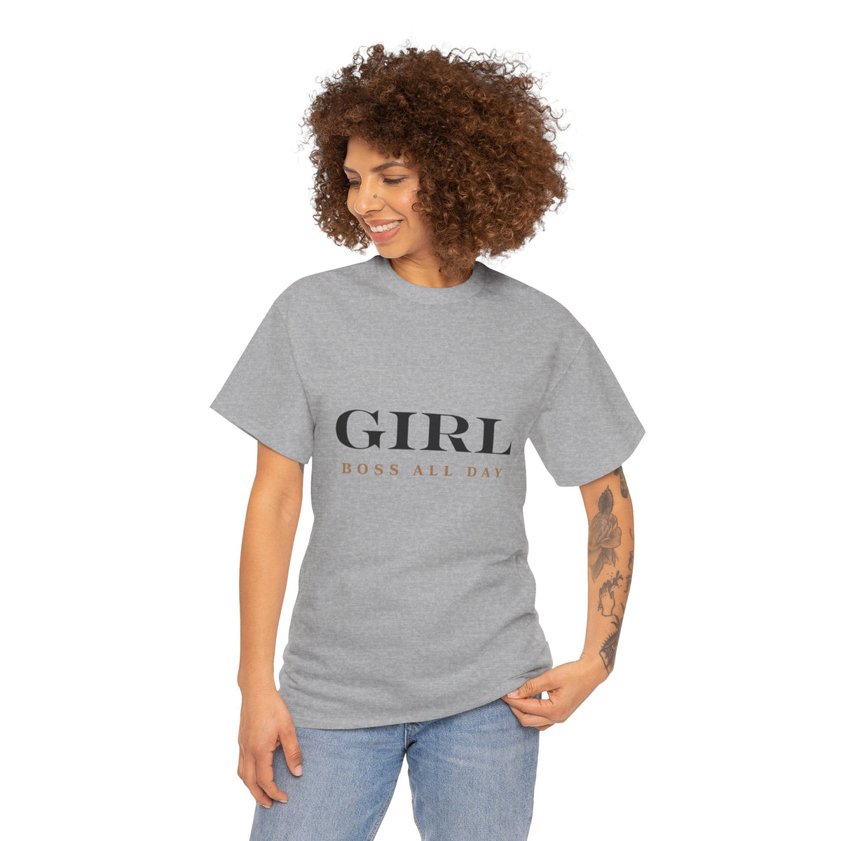 Women Girl Boss Cotton Tee