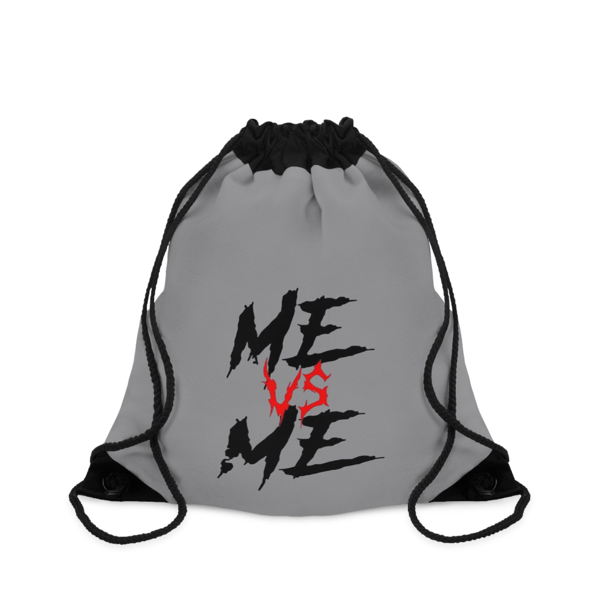 Me vs Me Drawstring Bag