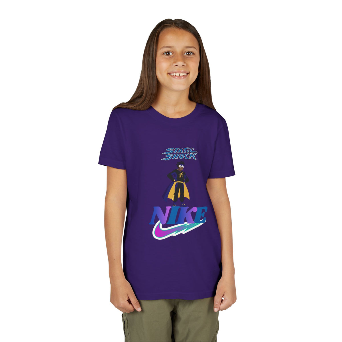 Unisex Youth static shock Tee