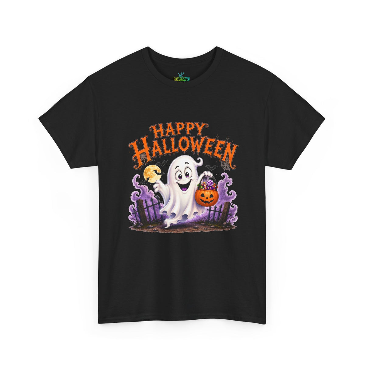26 Unisex Happy Ghost Cotton Tee