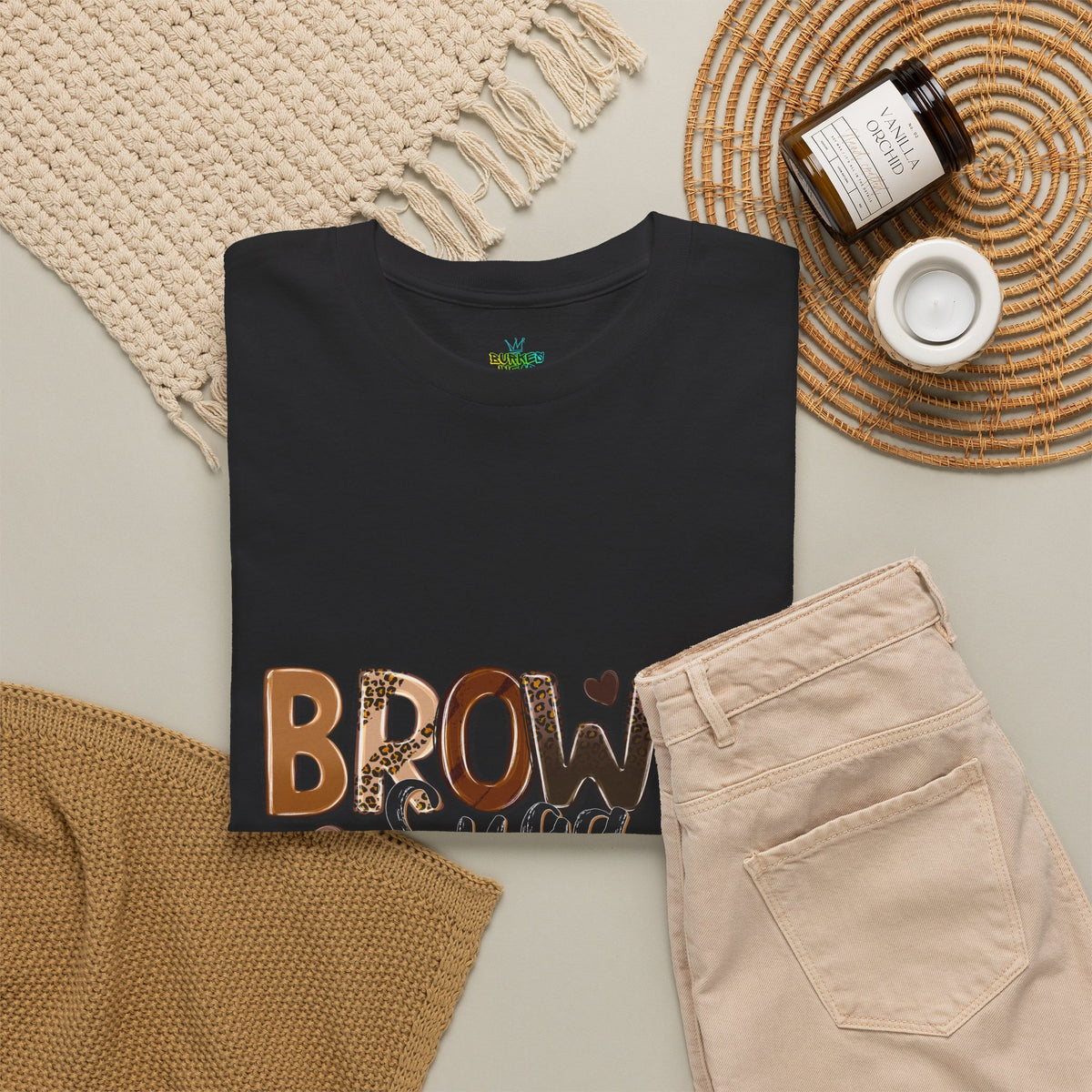 Brown sugar Heavy Cotton Tee
