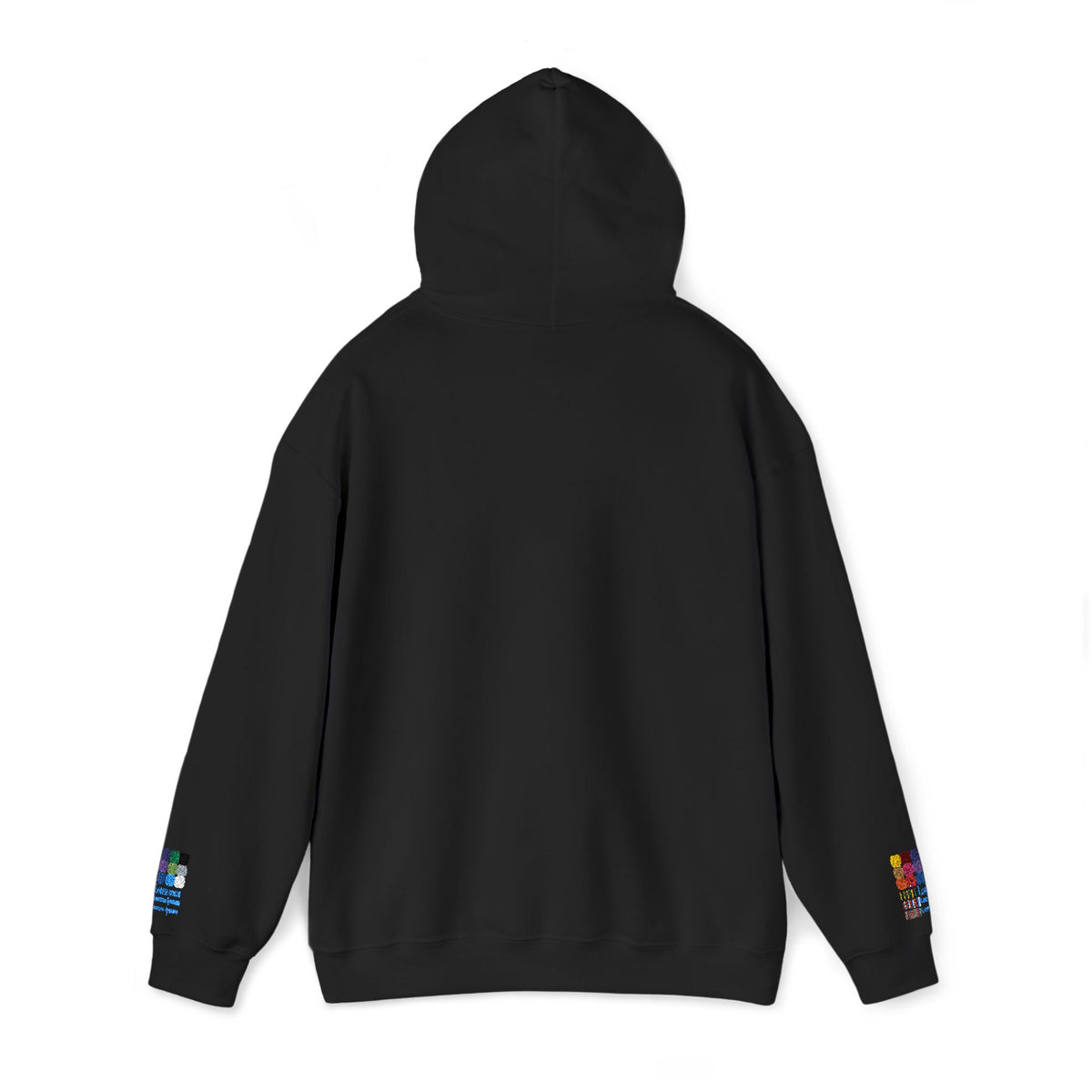 Unisex Black Hooded Sweatshirt