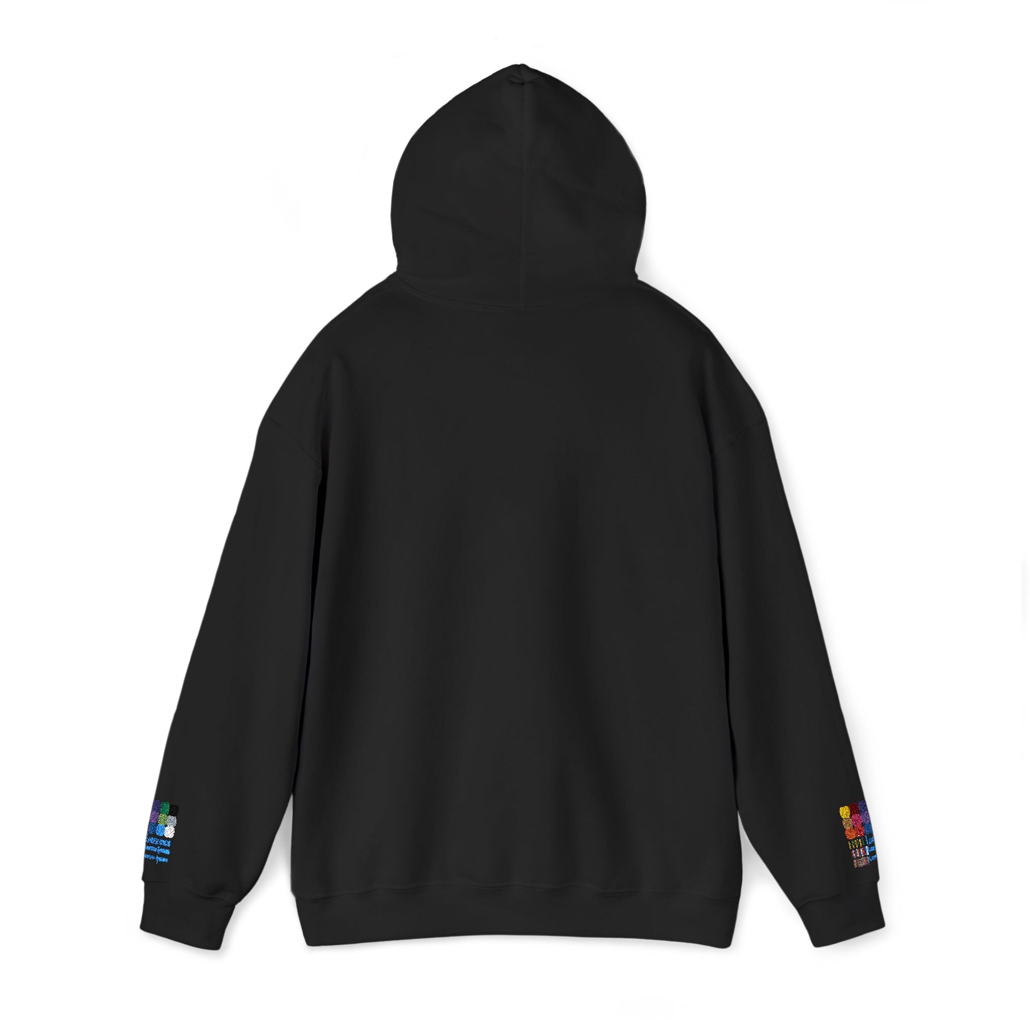 Unisex Black Hooded Sweatshirt