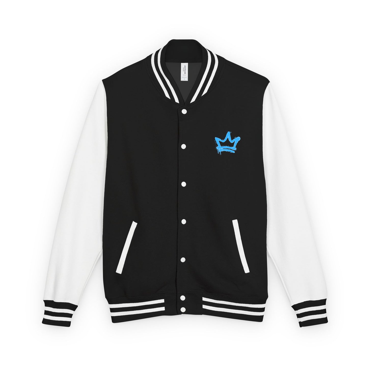 Unisex Black Letterman Jacket