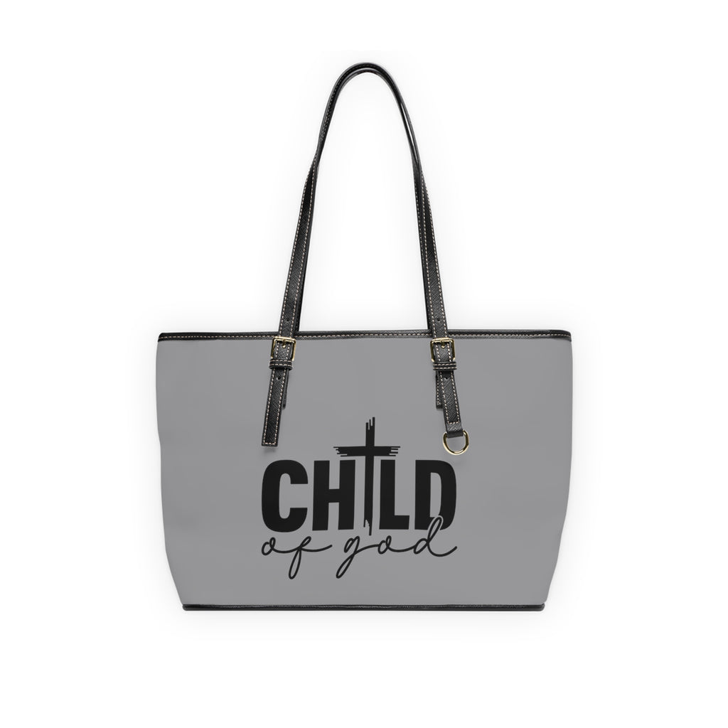 Child of god Leather Shoulder Bag