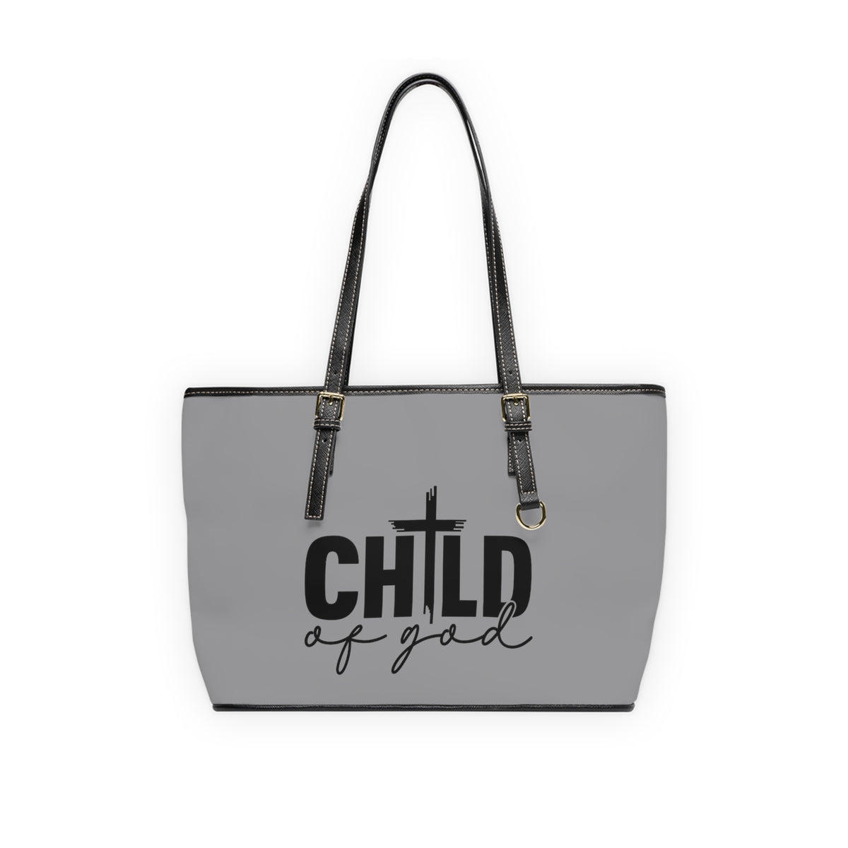 Child of god Leather Shoulder Bag