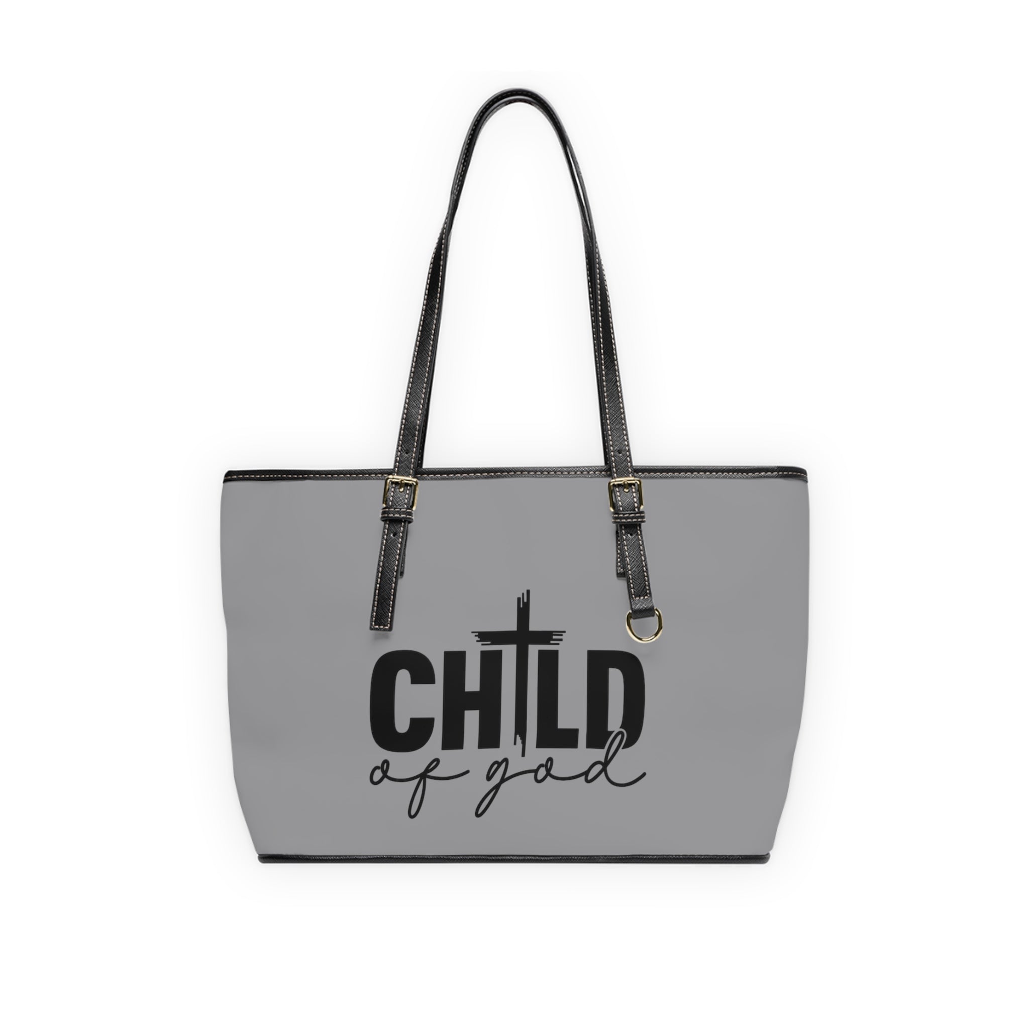 Child of god Leather Shoulder Bag