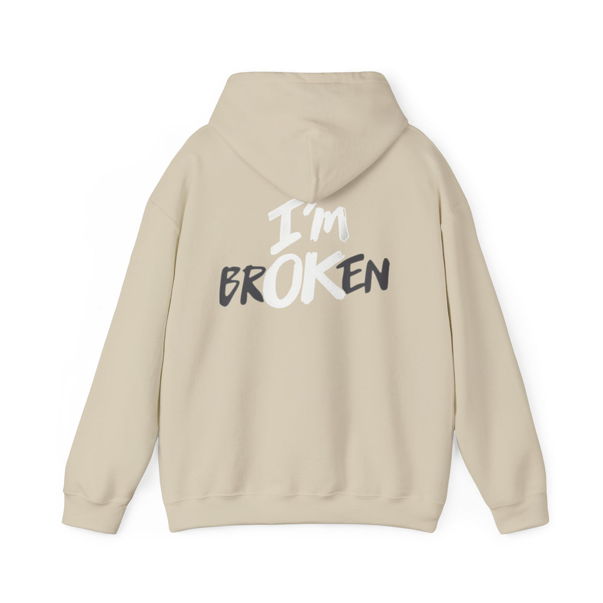 I’m ok Broken Hooded Sweatshirt