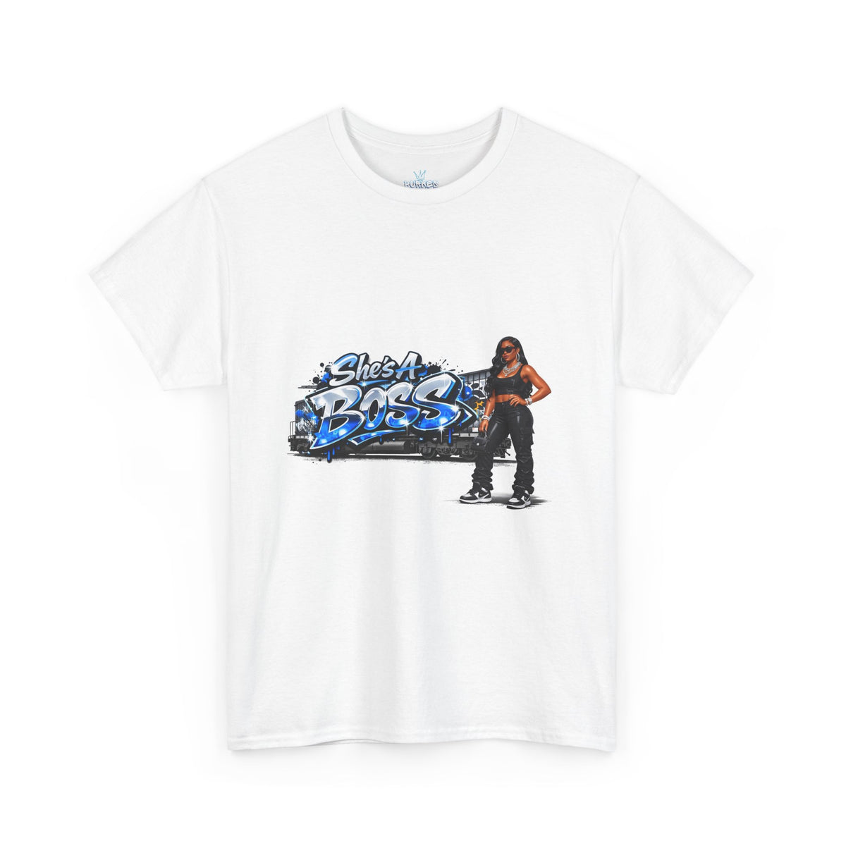 She’s a boss Heavy Cotton Tee