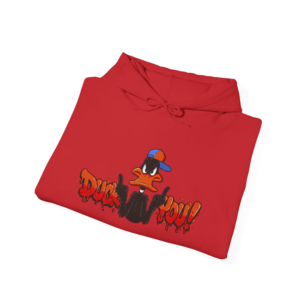 Unisex Duck You Hooded Sweatshirt