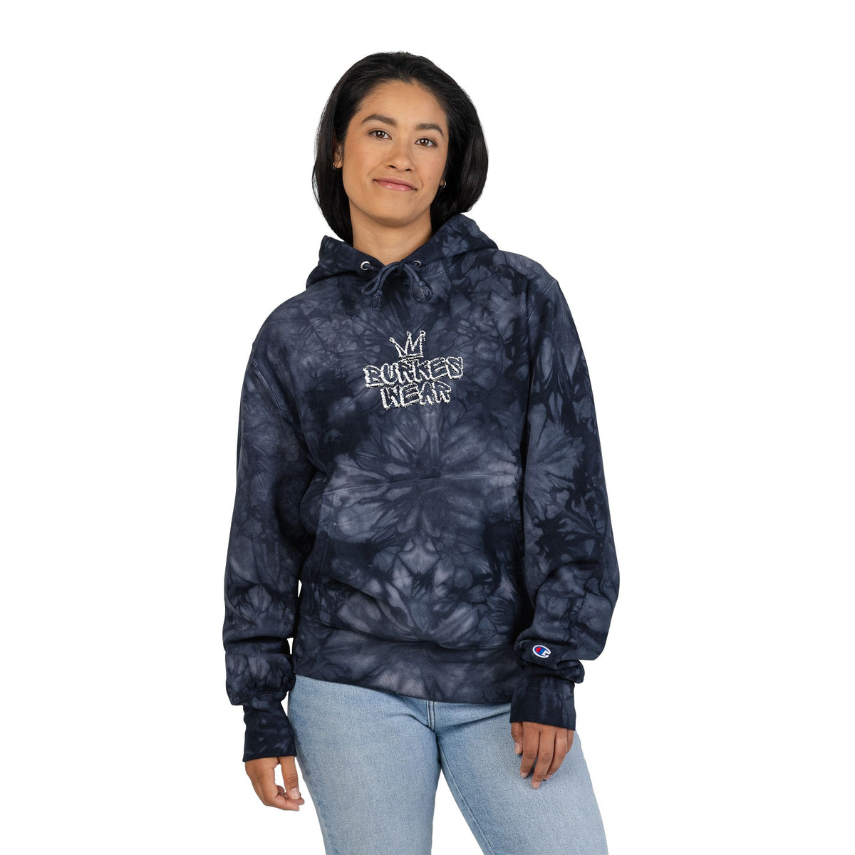 Unisex Burkes Tie-Dye Hoodie (Embroidery)