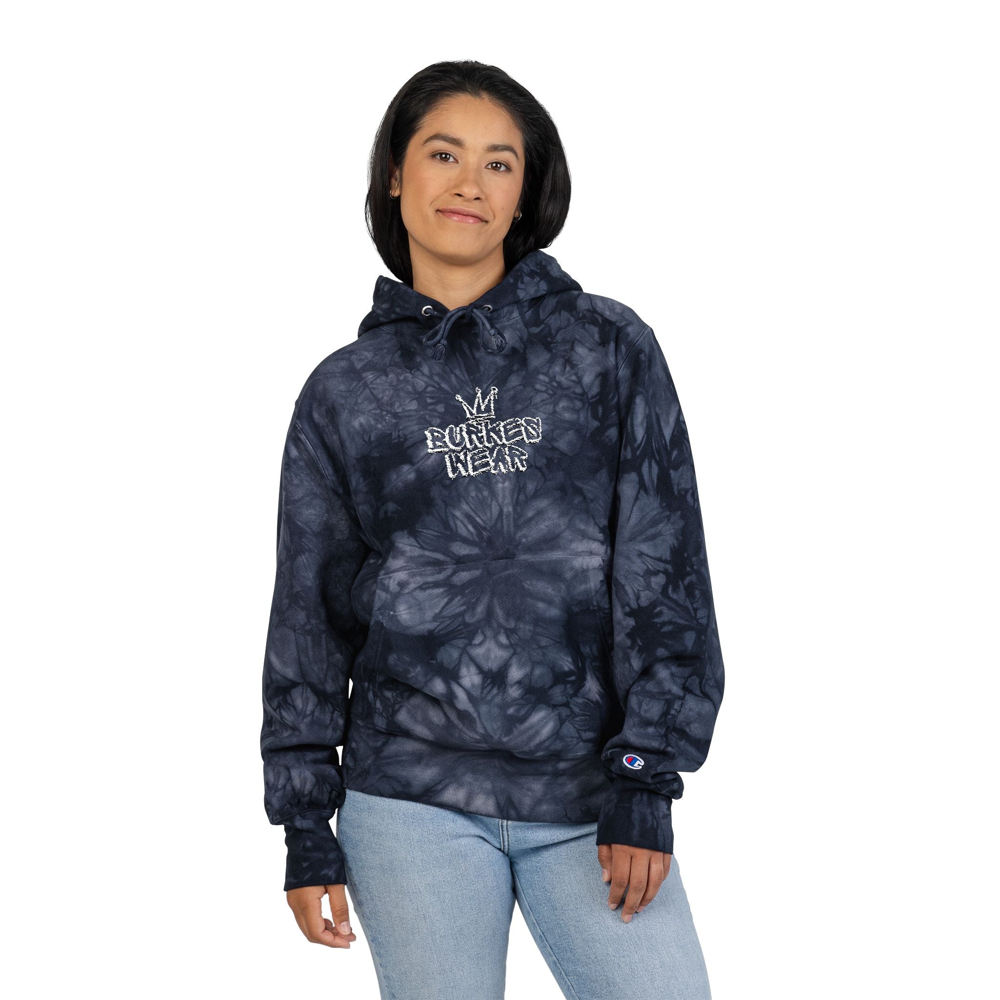 Unisex Burkes Tie-Dye Hoodie (Embroidery)