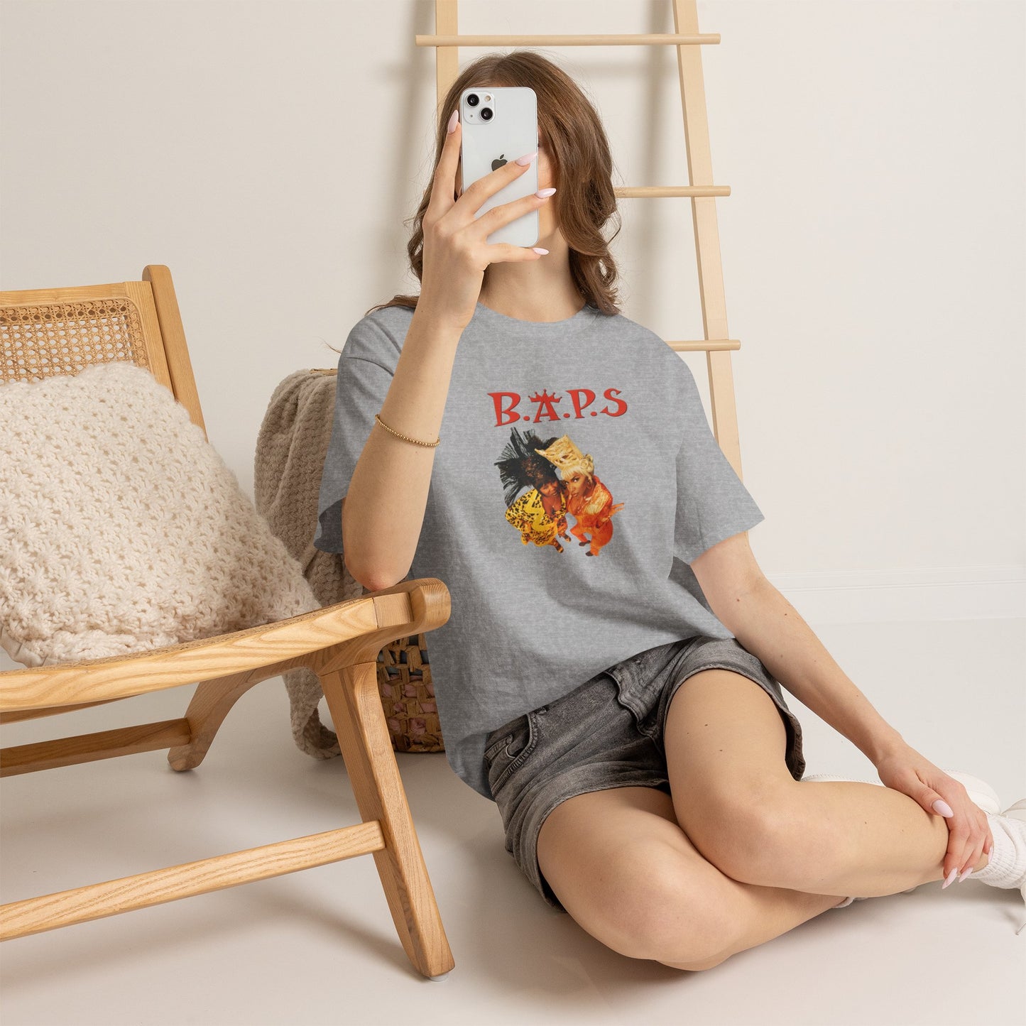 Women B.A.P.S Heavy Cotton Tee