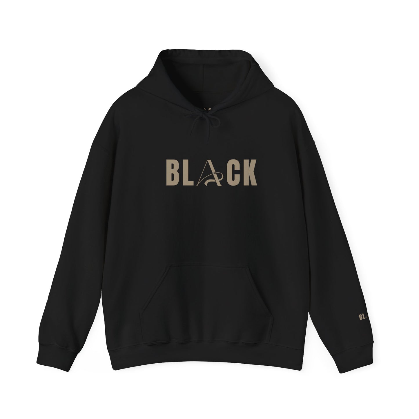 Black Unisex Hooded Sweatshirt