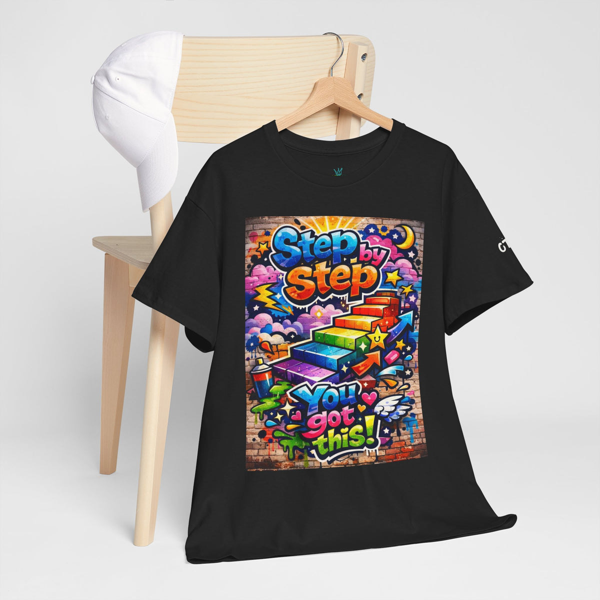 step by step Heavy Cotton Tee