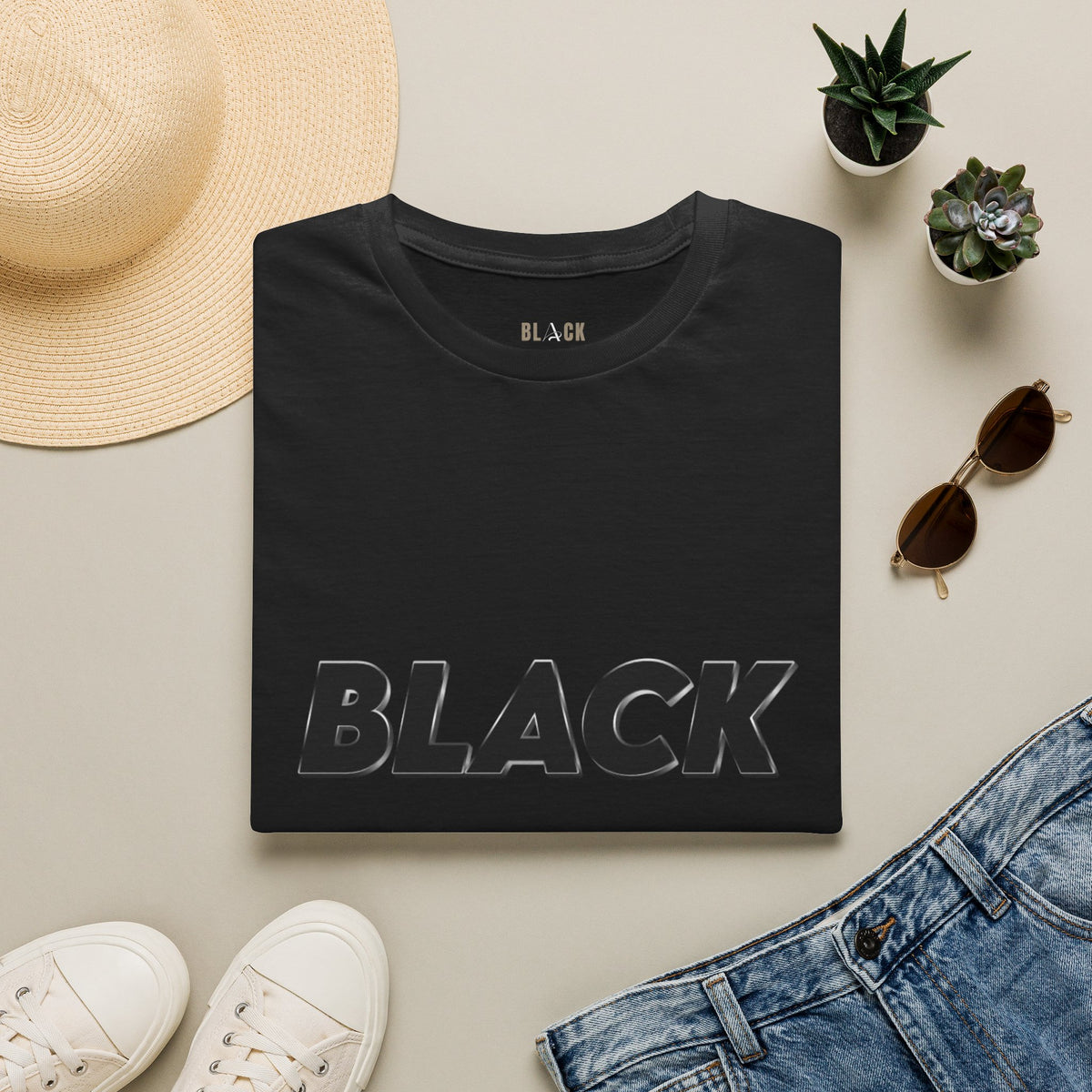 Unisex black Softstyle T-Shirt