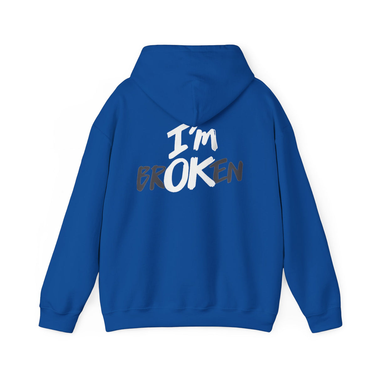 I’m ok Broken Hooded Sweatshirt
