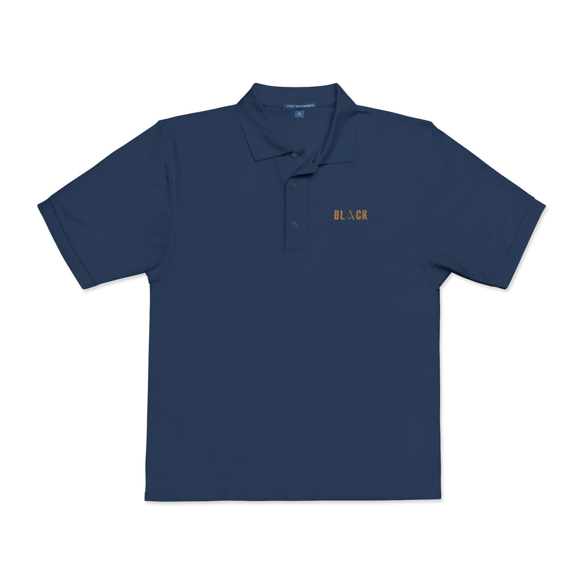 Unisex Black Polo Shirt (Embroidery)