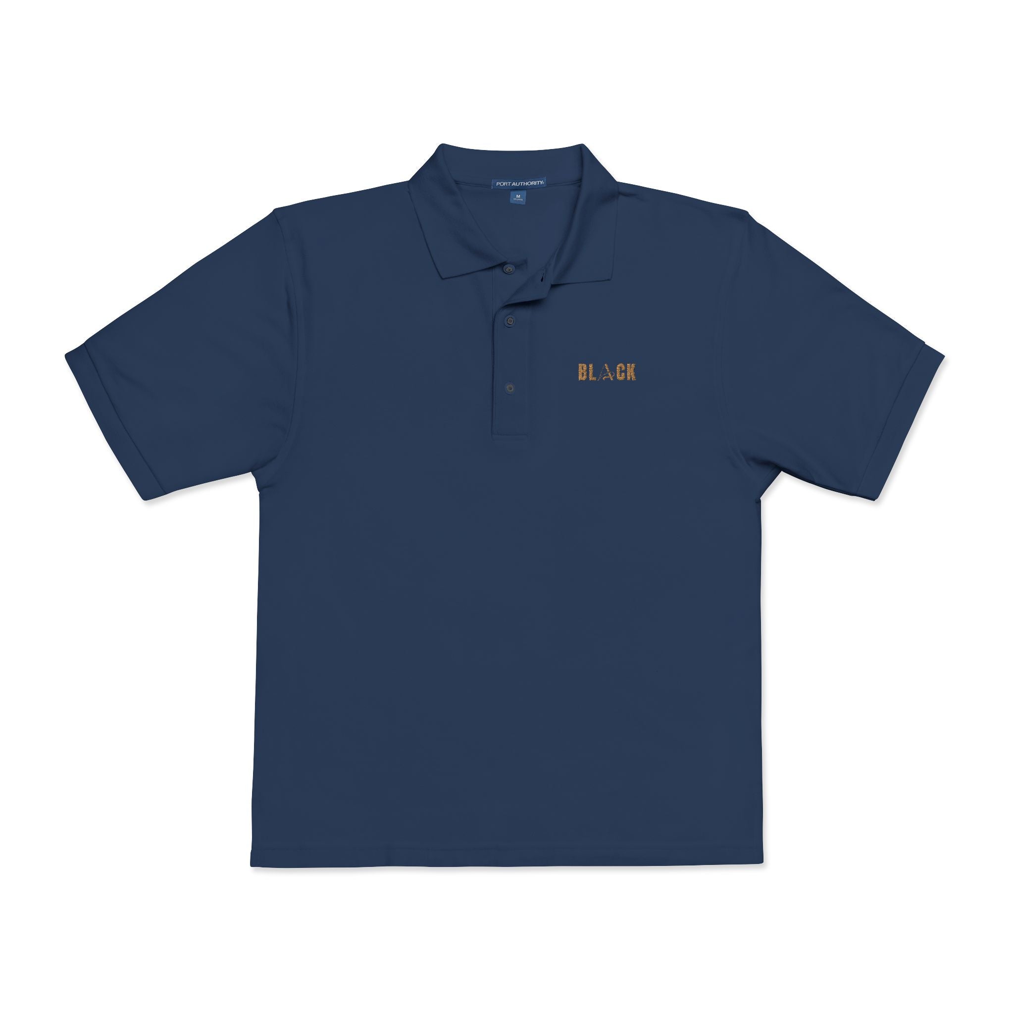 Unisex Black Polo Shirt (Embroidery)
