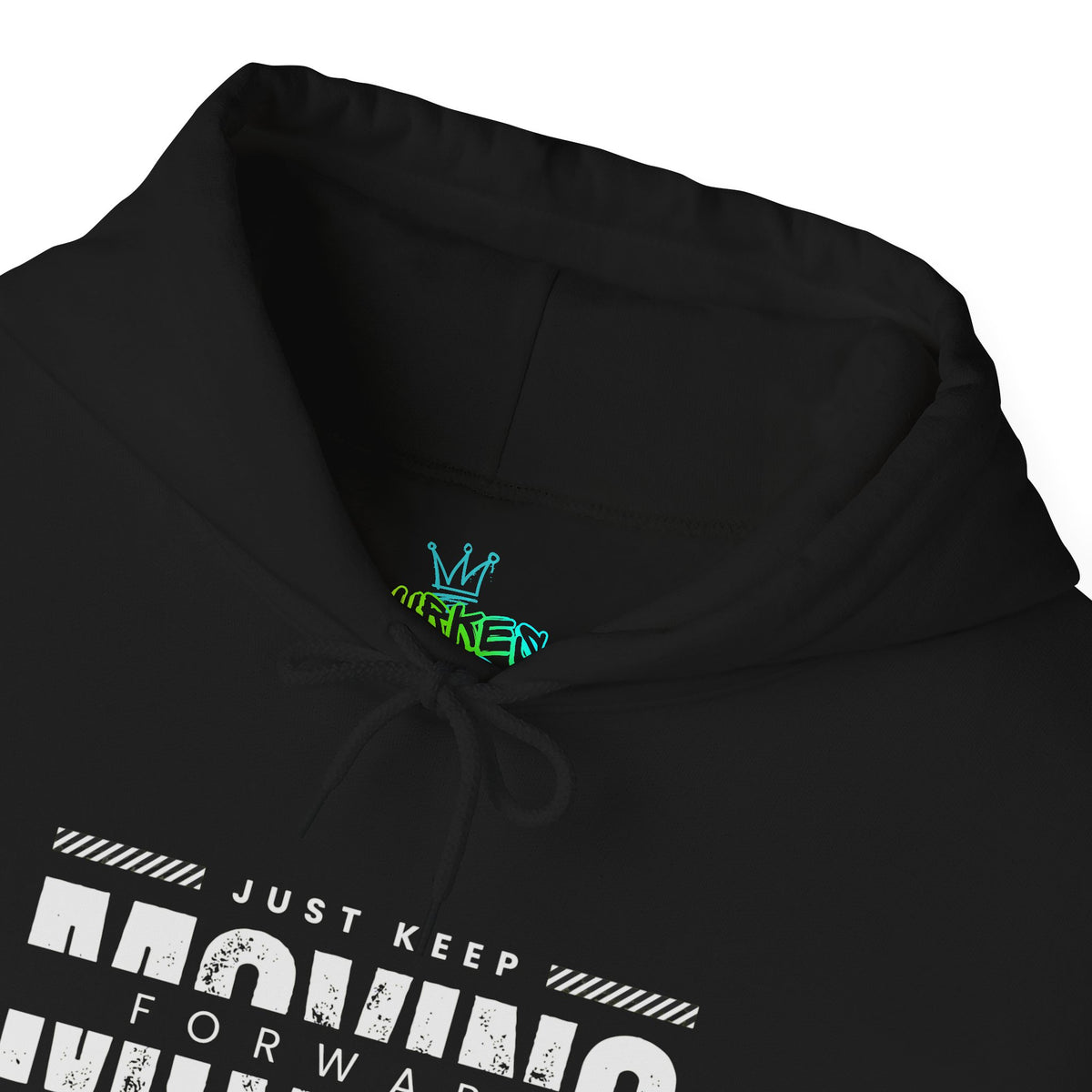 Unisex Just Keep Hooded Sweatshirt
