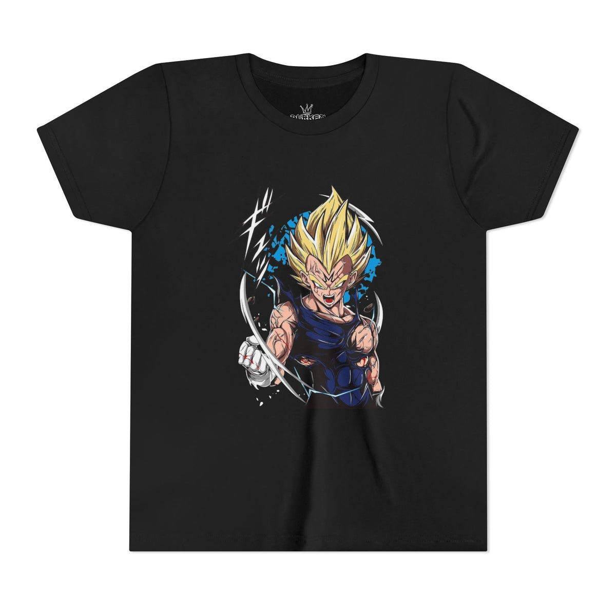 Vegeta Youth Short Sleeve Tee