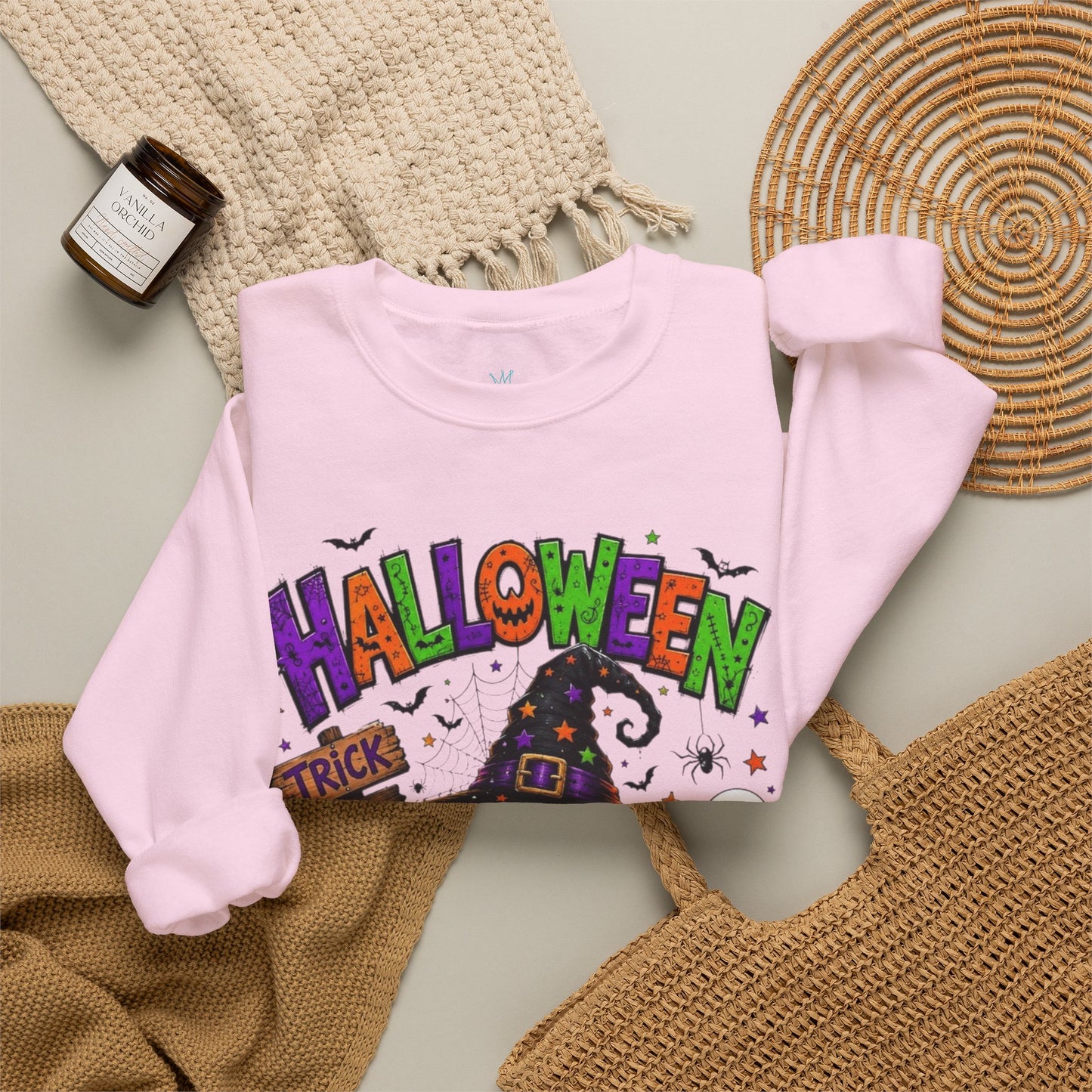 unisex Halloween Crewneck Sweatshirt