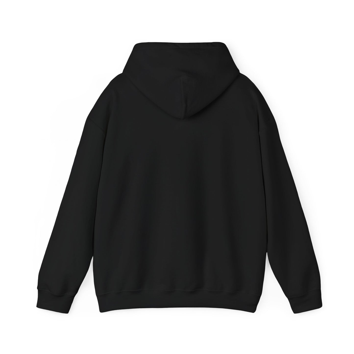 Unisex Black Hooded Sweatshirt