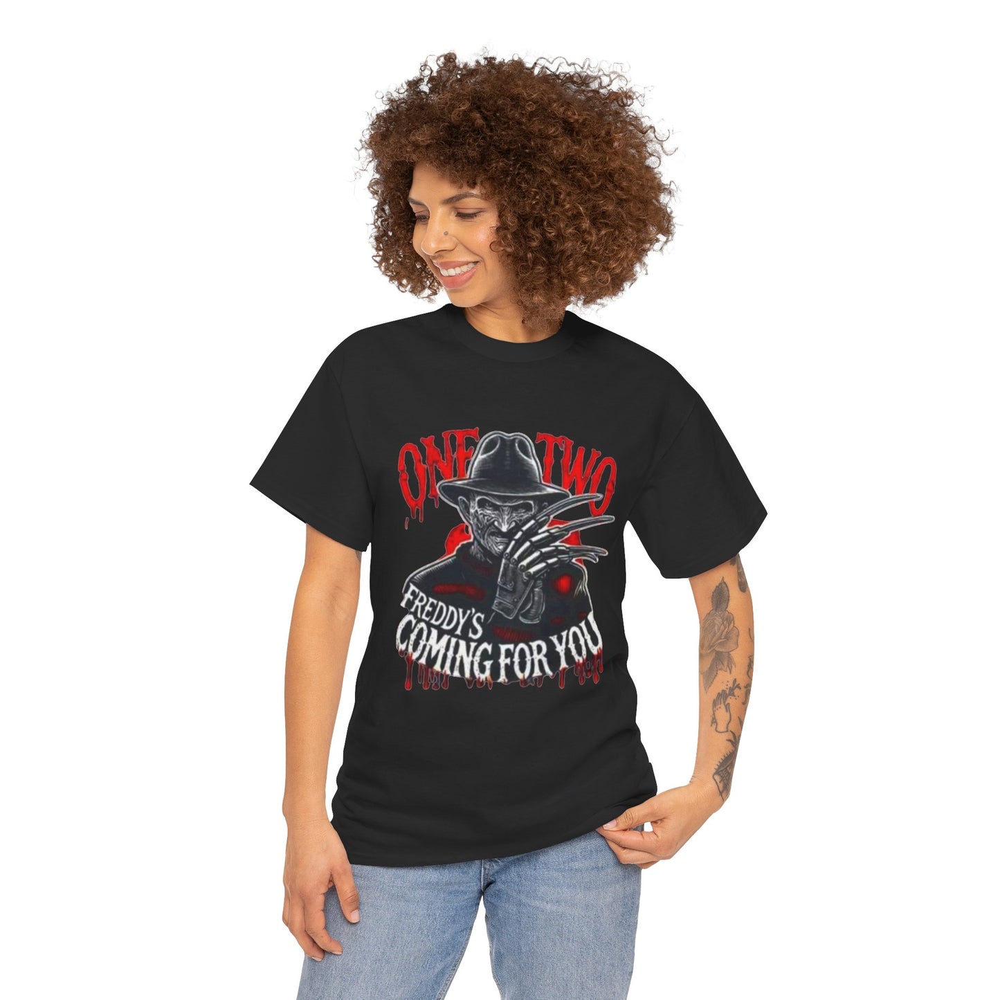 Unisex One, Two Freddy Cotton Tee