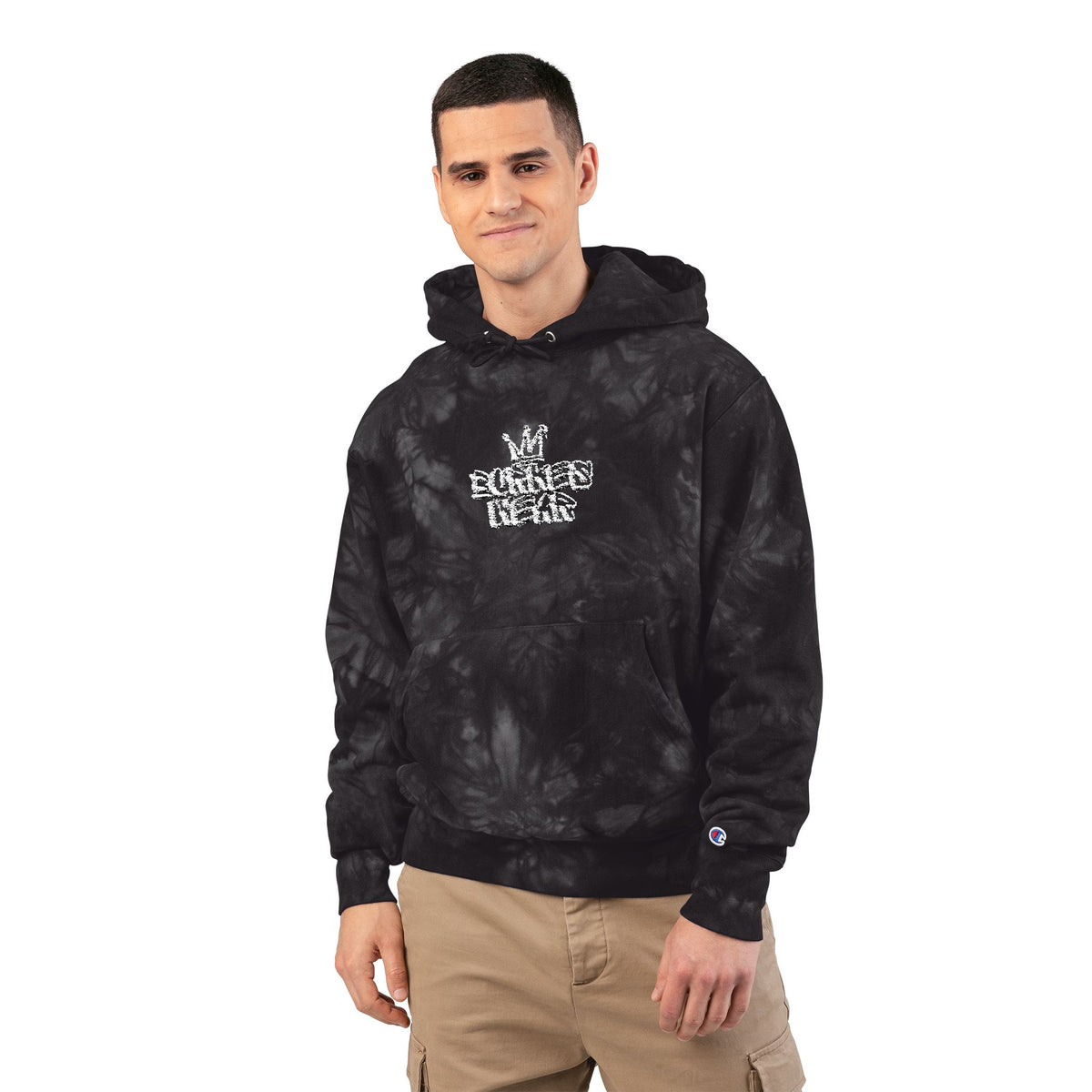 Unisex Burkes Tie-Dye Hoodie (Embroidery)