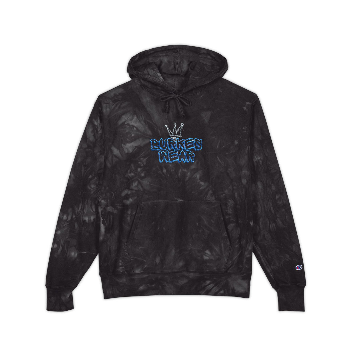 Unisex Burkes Tie-Dye Hoodie (Embroidery)