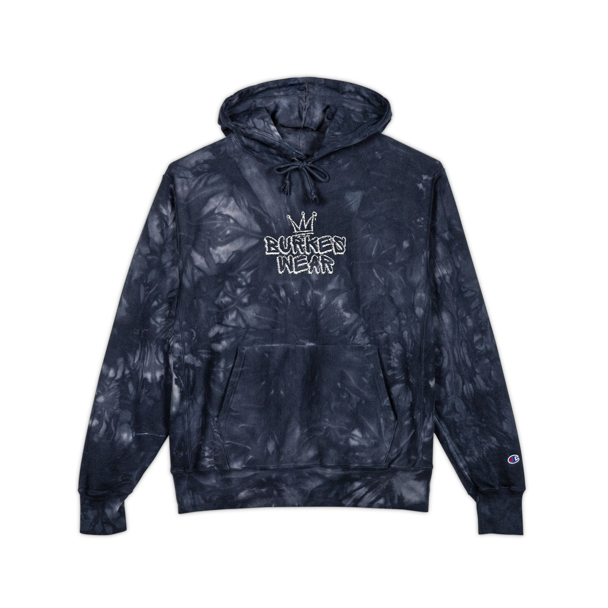 Unisex Burkes Tie-Dye Hoodie (Embroidery)