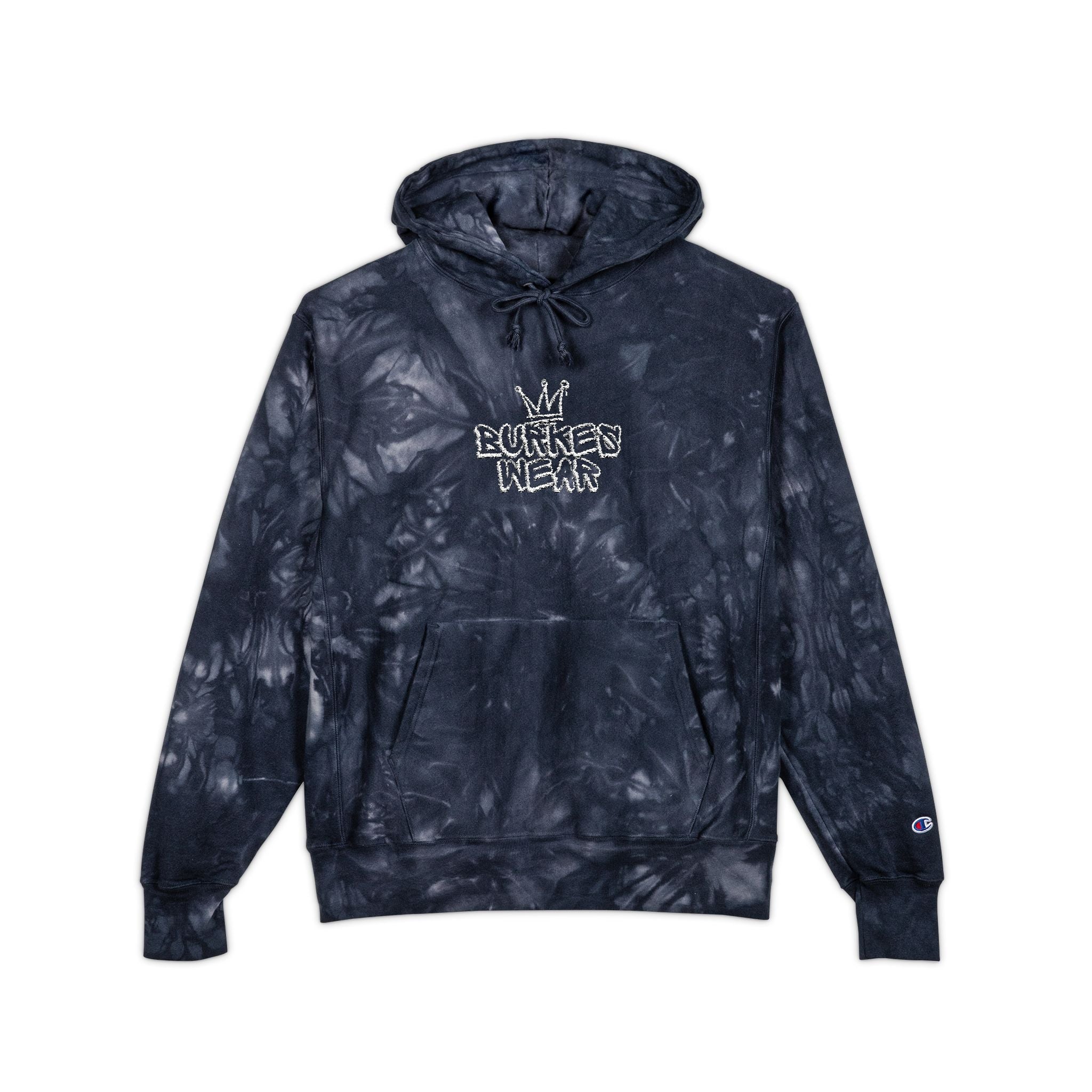 Unisex Burkes Tie-Dye Hoodie (Embroidery)