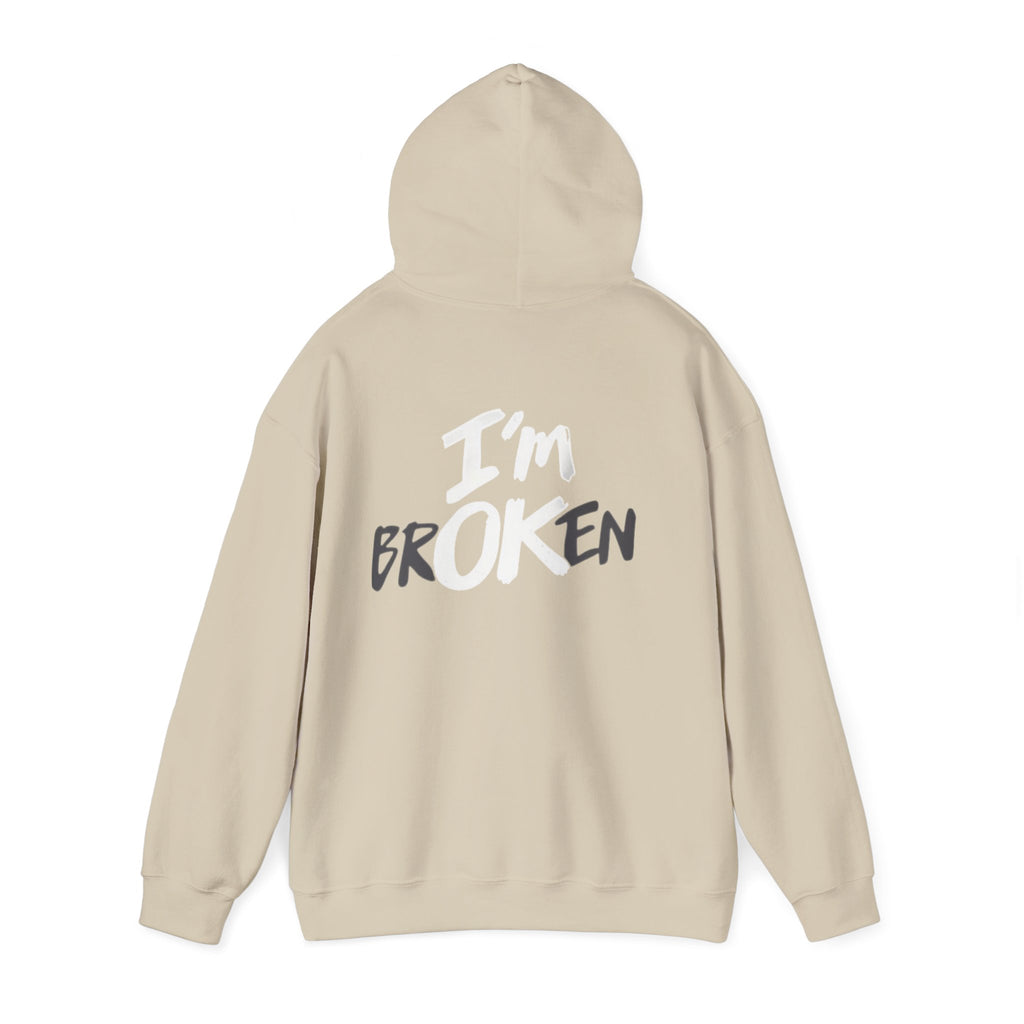 I’m ok Broken Hooded Sweatshirt