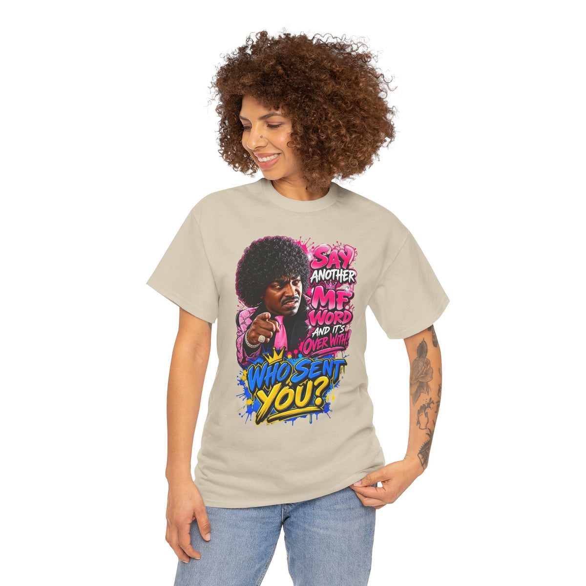 Unisex say another MF Cotton Tee