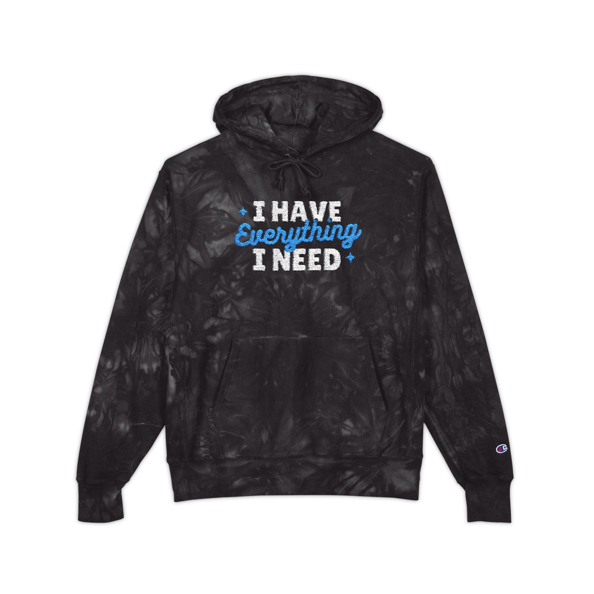 Unisex Tie-Dye Hoodie (Embroidery)