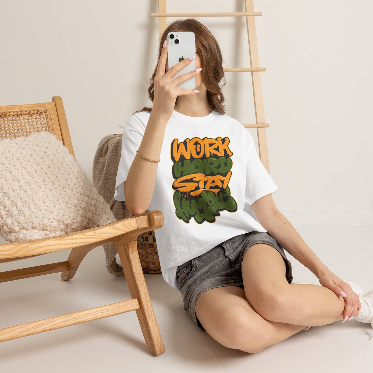 Unisex work hard stay humble Cotton Tee