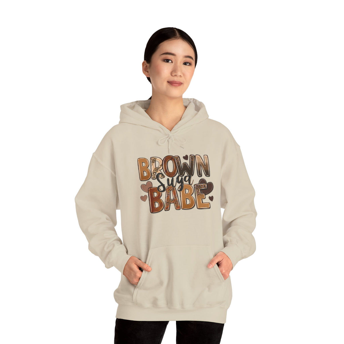 Brown sugar babe Hooded Sweatshirt