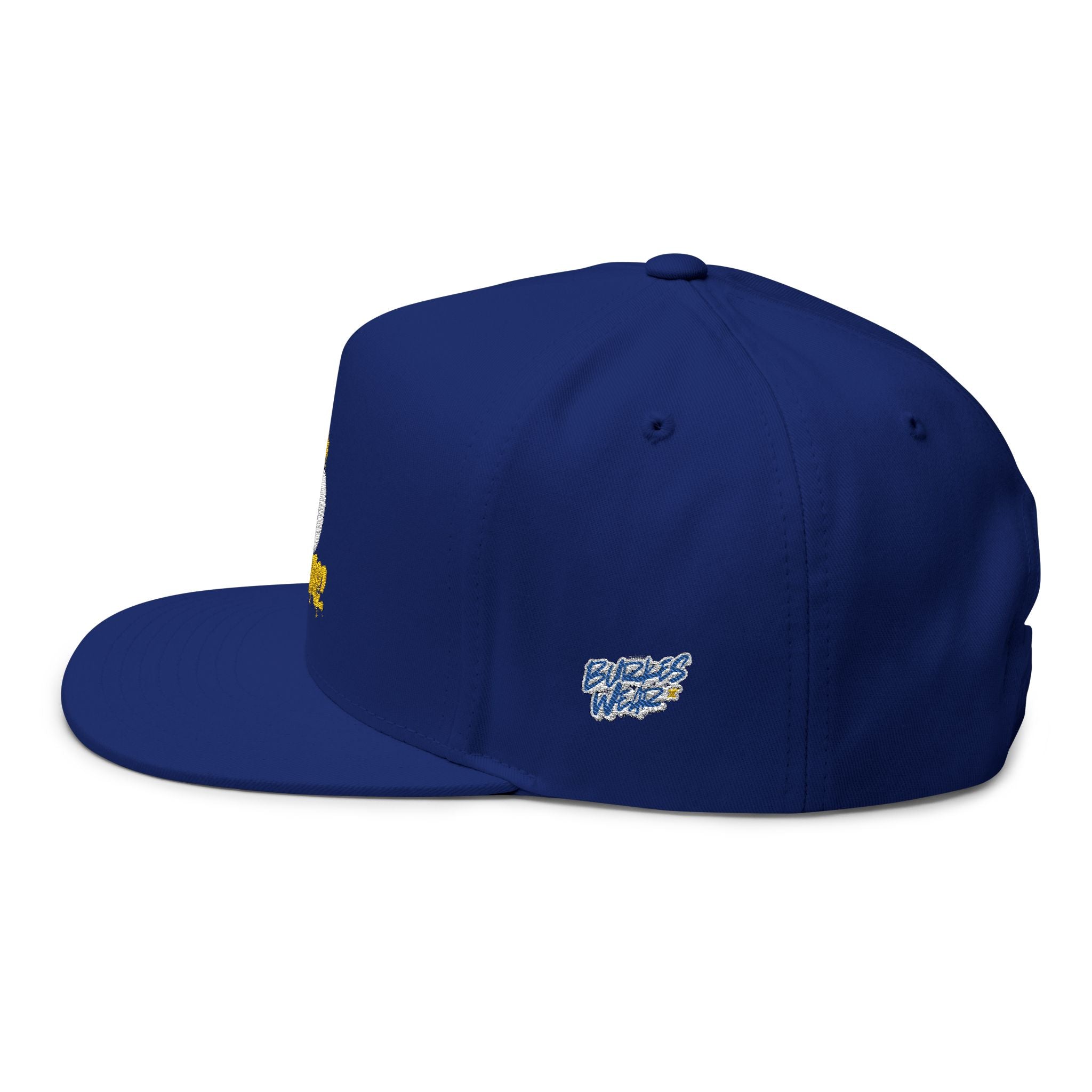 Who me Flat Bill Cap (Embroidery)