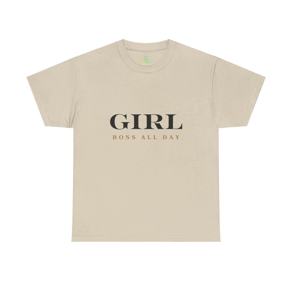 Women Girl Boss Cotton Tee