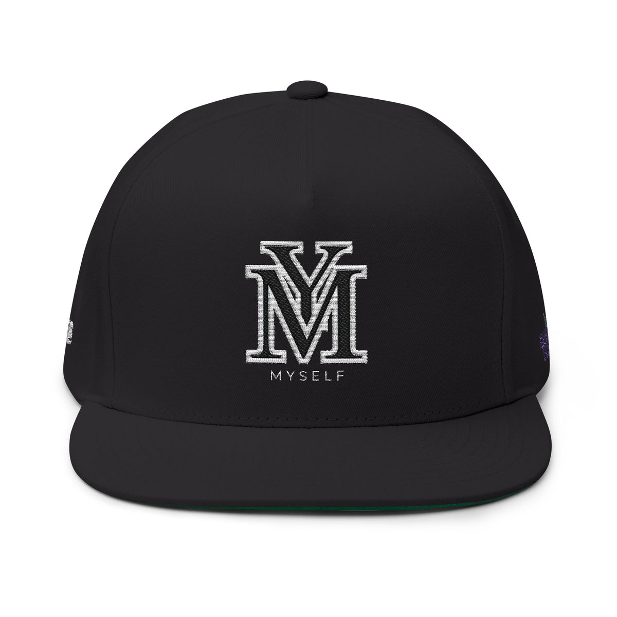 Myself Flat Bill Cap (Embroidery)