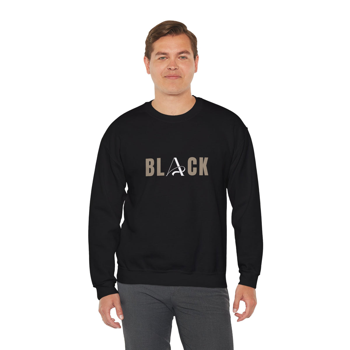 Unisex Black Heavy Blend Sweatshirt